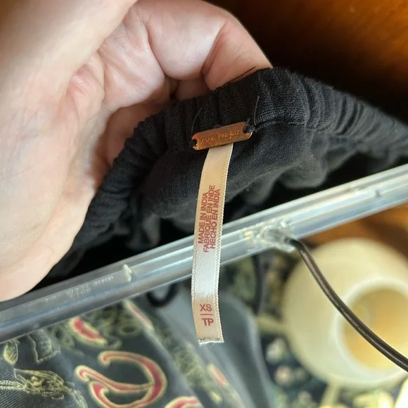 Free People Simply Smitten Black Tiered Maxi Skirt size XS (will fit up to M/L) - Picture 7 of 7